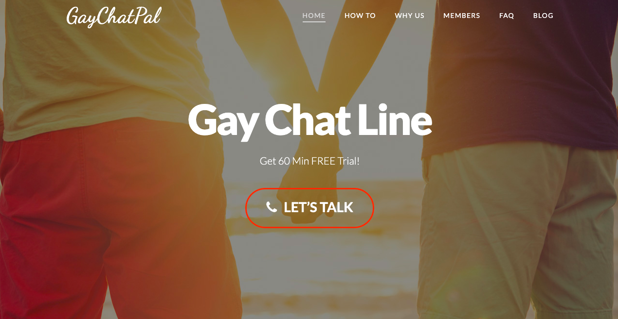 Free trial gay phone chat
