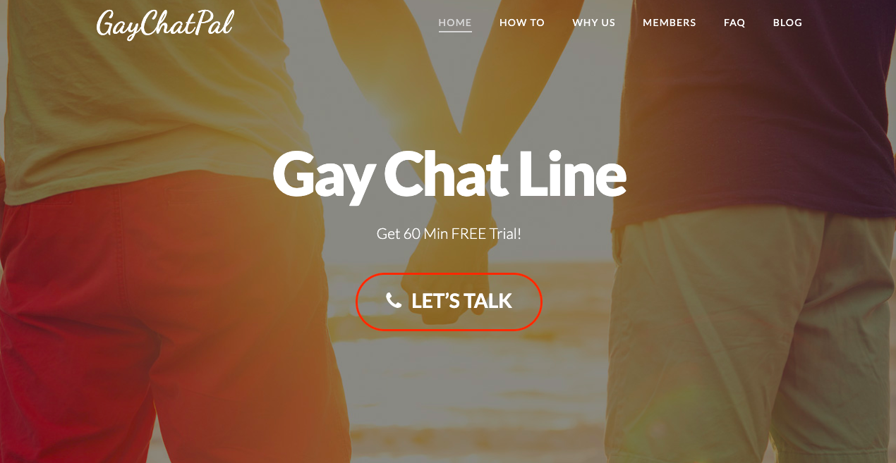 men gay men chat line