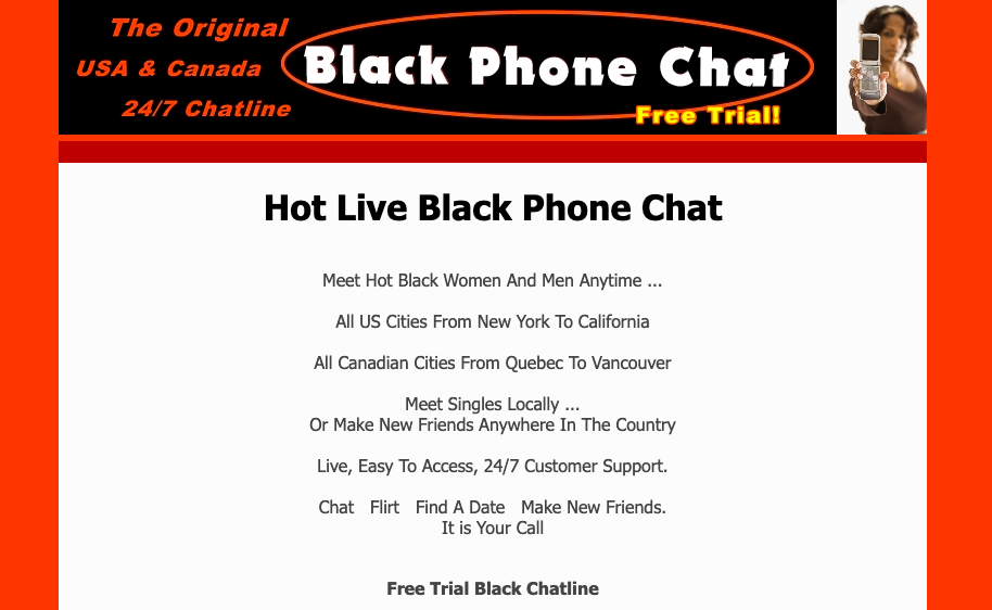 Local singles chat line free trial